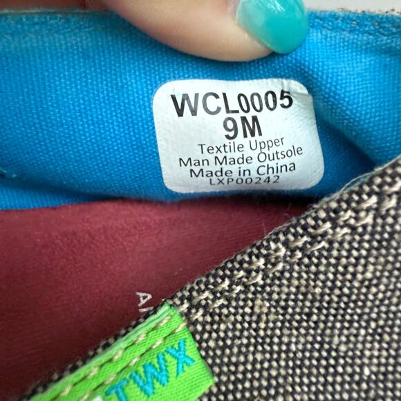 Twisted X Slip On Loafers Woven Southwestern Saddle Blanket WCL0005 Womens 9M - Picture 7 of 7